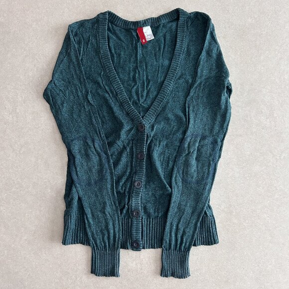 H&M Divided Green Cardigan ASO Elena Gilbert - Picture 2 of 9